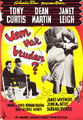 Vem var bruden 1960 poster Tony Curtis Dean Martin Janet Leigh George Sidney
