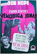 Vemodiga Jonas 1949 poster Bob Hope Lucille Ball Hästar