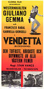 Vendetta 1967 poster Giuliano Gemma Florestano Vancini