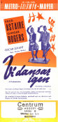 Vi dansar igen 1949 poster Fred Astaire Charles Walters