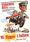 Vi flyger i luften 1975 poster Terence Hill Motorcyklar