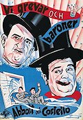 Vi grevar och baroner 1944 poster Abbott and Costello Bud Abbott Lou Costello Marion Hutton Jean Yarbrough