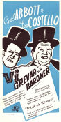 Vi grevar och baroner 1944 poster Abbott and Costello Jean Yarbrough