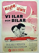 Vi ilar och bilar 1956 poster Dean Martin Jerry Lewis Anita Ekberg Bilar och racing