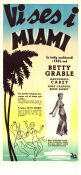 Vi ses i Miami 1951 poster Betty Grable Macdonald Carey Rory Calhoun Richard Sale Musikaler