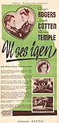 Vi ses igen 1945 poster Ginger Rogers Joseph Cotten Shirley Temple