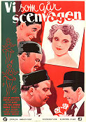 Vi som går scenvägen 1938 poster Elof Ahrle Bengt-Åke Bengtsson Anne-Marie Uddenberg Gideon Wahlberg Eric Rohman art