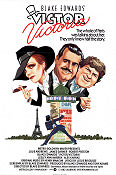 Victor Victoria 1982 poster Julie Andrews James Garner Robert Preston Blake Edwards Rökning Musikaler