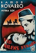 Vid Nilens strand 1933 poster Ramon Navarro Myrna Loy