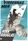 Viddernas man 1962 poster Kirk Douglas