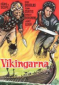 Vikingarna 1958 poster Kirk Douglas Richard Fleischer