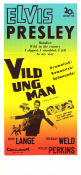 Vild ung man 1961 poster Elvis Presley Hope Lange Tuesday Weld Philip Dunne Musikaler
