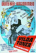 Vilda toner 1949 poster Danny Kaye Virginia Mayo Benny Goodman Howard Hawks Jazz Musikaler