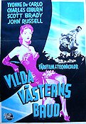 Vilda västerns brud 1949 poster Yvonne De Carlo