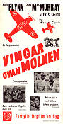 Vingar ovan molnen 1941 poster Errol Flynn Fred MacMurray Michael Curtiz Flyg