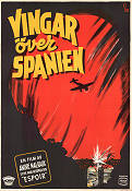 Vingar över Spanien 1945 poster Andrés Mejuto André Malraux Flyg Krig