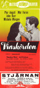 Vinskörden 1957 poster Pier Angeli Mel Ferrer John Kerr Jeffrey Hayden