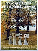 Viskningar och rop 1973 poster Harriet Andersson Karin Sylwan Liv Ullmann Ingrid Thulin Ingmar Bergman