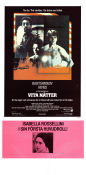 Vita nätter 1985 poster Mikhail Baryshnikov Gregory Hines Isabella Rossellini Taylor Hackford