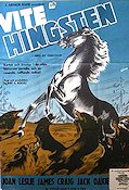 Vite hingsten 1949 poster Joan Leslie Hästar