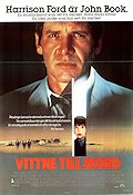 Vittne till mord 1985 poster Harrison Ford Kelly McGillis Lukas Haas Peter Weir