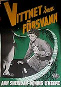Vittnet som försvann 1951 poster Ann Sheridan