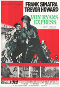 Von Ryan´s Express 1965 poster Frank Sinatra Trevor Howard Raffaella Carra Mark Robson Tåg Krig