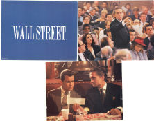 Wall Street 1987 lobbykort Michael Douglas Charlie Sheen Daryl Hannah Oliver Stone Pengar