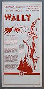 Wally 1933 poster Germana Paolieri Berg