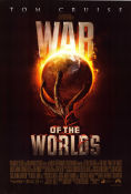 War of the Worlds 2005 poster Tom Cruise Dakota Fanning Tim Robbins Steven Spielberg