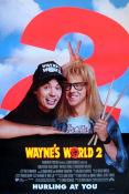 Wayne´s World 2 1993 poster Mike Myers Dana Carvey Christopher Walken Stephen Surjik