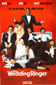 The Wedding Ringer 2015 poster Kevin Hart Josh Gad Kaley Cuoco Jeremy Garelick
