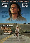 What´s Eating Gilbert Grape 1993 poster Johnny Depp Leonardo DiCaprio Juliette Lewis Lasse Hallström Cyklar