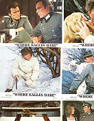 Where Eagles Dare 1969 lobbykort Clint Eastwood Richard Burton Mary Ure Brian G Hutton Text: Alistair Maclean Hitta mer: Nazi