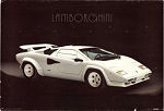 White Lamborghini Scandecor 1986 affisch 