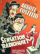 Who Done It 1949 poster Abbott and Costello Bilar och racing