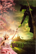 Wicked 2024 poster Cynthia Erivo Ariana Grande Jeff Goldblum Jon M Chu Musikaler