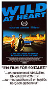 Wild At Heart 1990 poster Nicolas Cage Laura Dern David Lynch Bilar och racing