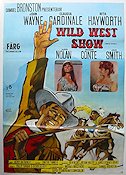 Wild West Show 1964 poster John Wayne Claudia Cardinale