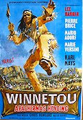 Winnetou 1963 poster Lex Barker Pierre Brice Marie Versini Harald Reinl