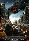 World War Z 2013 poster Brad Pitt Mireille Enos Daniella Kertesz Marc Forster