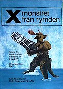 X monstret från rymden 1967 poster Kazui Nihonmatsu Asien