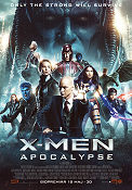 X-Men Apocalypse 2016 poster James McAvoy Michael Fassbender Jennifer Lawrence Bryan Singer Hitta mer: Marvel