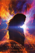 X-Men: Dark Phoenix 2019 poster James McAvoy Michael Fassbender Jennifer Lawrence Simon Kinberg Hitta mer: Marvel