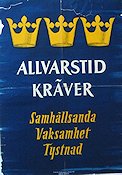 Allvarstider 1939 affisch Politik