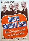 Årets ansikte 1939 affisch Gustaf V Politik