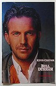 Bull Durham 1988 poster Kevin Costner