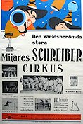 Schreiber cirkus 1940 affisch Cirkus