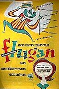 Flugan Veckorevyn Vem blir årets vokalist 1957 affisch Akke Carlsson Lars Lönndahl Hitta mer: Revy