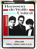 Hansson de Wolfe United 1979 affisch Hitta mer: Concert poster Rock och pop